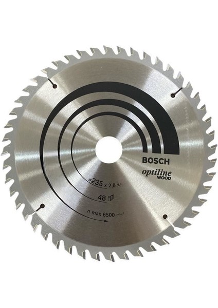 Bosch Optiline Wood 235X2,8X30/25 mm 48 Diş Testere