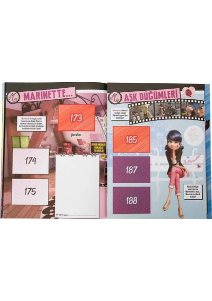 Lady Bug ve Super Cat Çıkartma Albümü modelleri