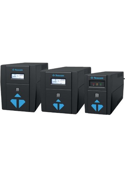 Tescom Leoap 2000VA 1f/1f (2X9AH) 4/8dk LCD Lıne Interaktıf Ups