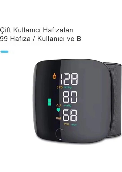 Renkli LCD Ekranlı Bilekten Tansiyon Aleti – Taşınabilir ve Kolay Kullanım Tansiyon Aleti fırsatları