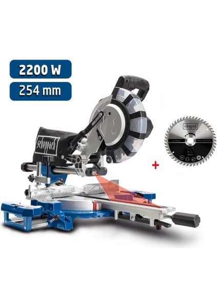 Scheppach HM254SPX 254 mm Gönye Kesme Makinesi fiyatları