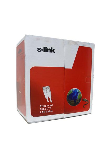 S-Lınk SL-CAT608 Cat6 Utp ( 305 Metre ) 24 Awg Network Kablosu