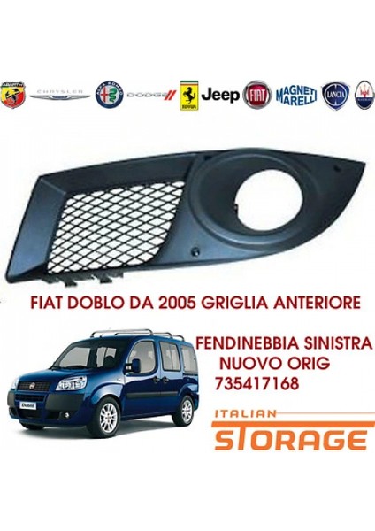 Fiat Doblo 2006- Sis Kapağı Sisli Sol Oem No (735417168)