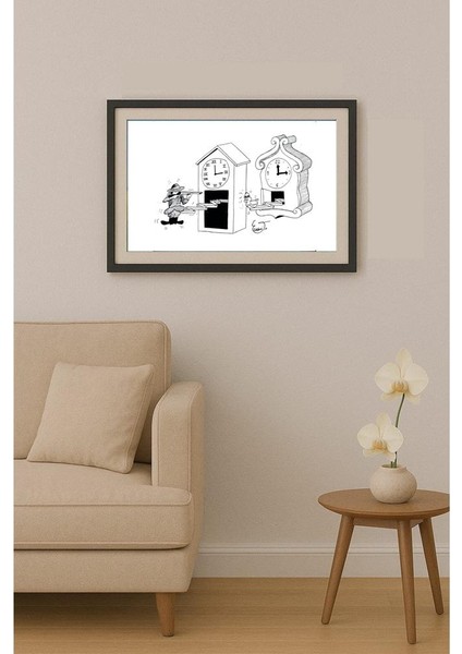 Eduardo Caldari Junior 25X20CM Orijinal Karikatür Tablo fiyatları