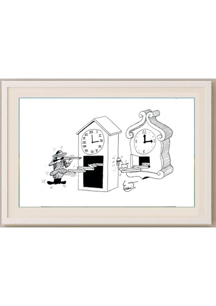 Eduardo Caldari Junior 25X20CM Orijinal Karikatür Tablo fırsatları