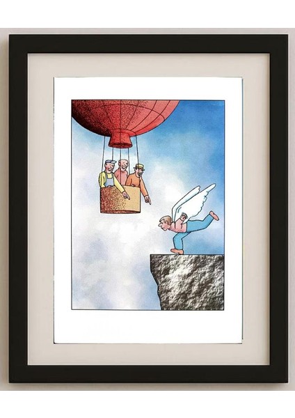 Nikolae Ionita 29X21CM Orijinal Karikatür Tablo