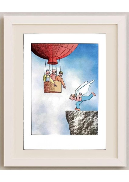 Nikolae Ionita 29X21CM Orijinal Karikatür Tablo fırsatları