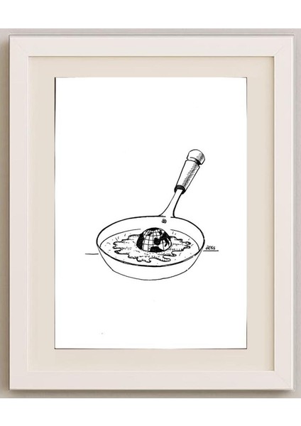 Winfried Besslich 29X21CM Orijinal Karikatür Tablo fırsatları