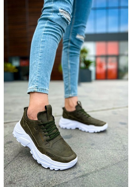 CH089 - Cbt Low Top Lace Up Erkek Ayakkabı Hakı