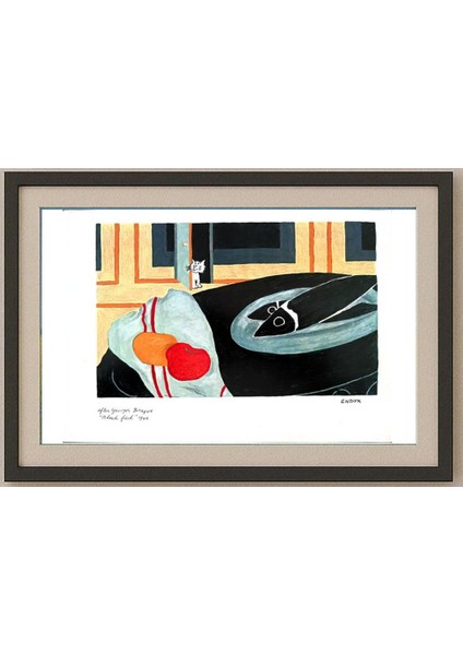 Peter Nieuwendijk 29X21CM Orijinal Karikatür Tablo