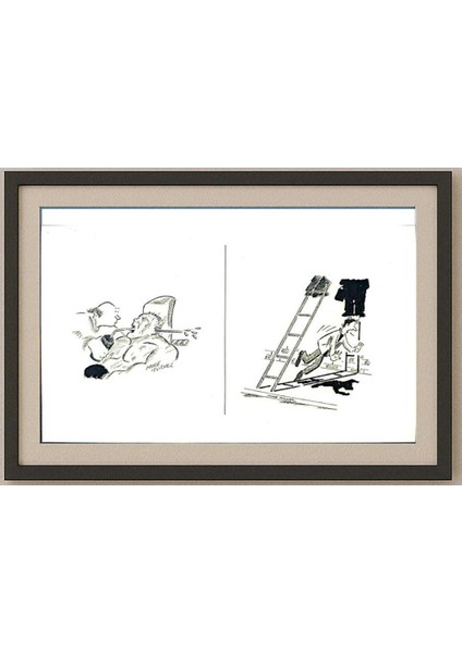 Mike Turner 21X15CM Orijinal Karikatür Tablo