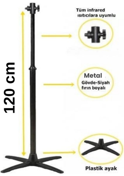 Infrared Soba Elektirikli Isıtıcı Ayağı Metal modelleri