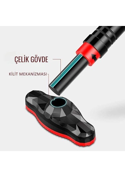 116-160 cm Ayarlanabilir Kapı ve Koridor Barfiksi Ev Tipi Barfix Demiri Büyük Boy Barfiks