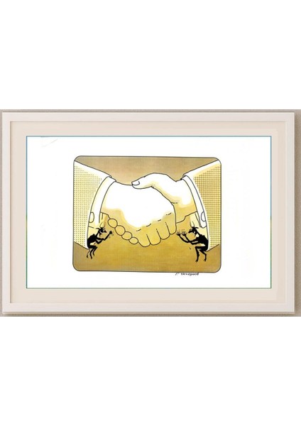 Gennady Chegodayev 29X21CM Orijinal Karikatür Tablo fırsatları