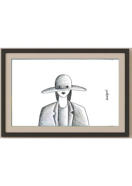 Zuzana Hadvigova 29X21CM Orijinal Karikatür Tablo