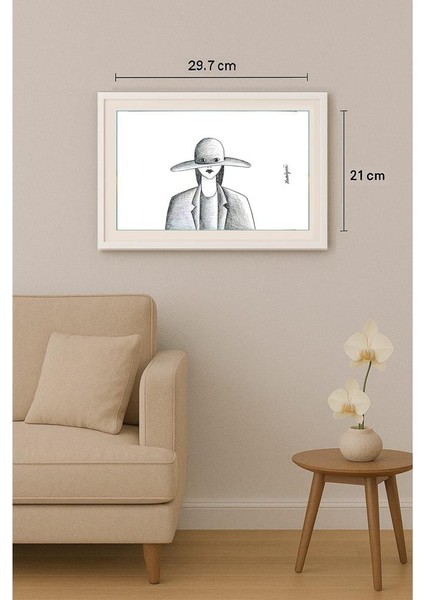 Zuzana Hadvigova 29X21CM Orijinal Karikatür Tablo indirimleri