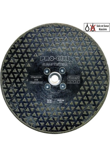 Procut 50959 Dtf 180 Elmas Flanşlı Kesme Taşlama M14