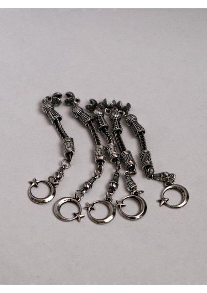 5 Adet Tekli Ayyıldız Püskül Seti – Doğal Taş | Epoksi Tesbih ve Takı Yapımı Için Şık ve Dayanıklı modelleri