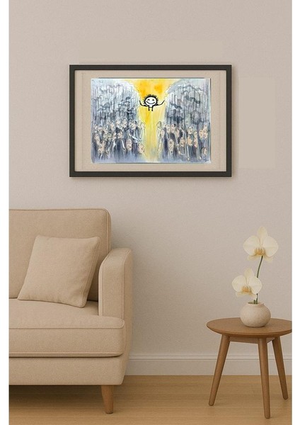 Bossens Philippe 35X25CM Orijinal Karikatür Tablo fiyatları