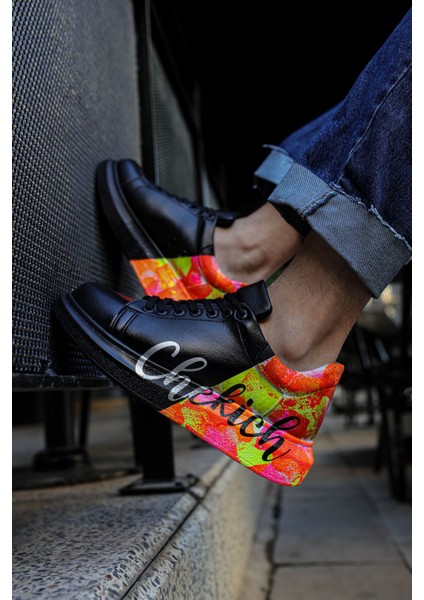 CH254 - Cst Pittura Erkek Ayakkabı 481 Sıyah / Sarı Chekıch fiyatları