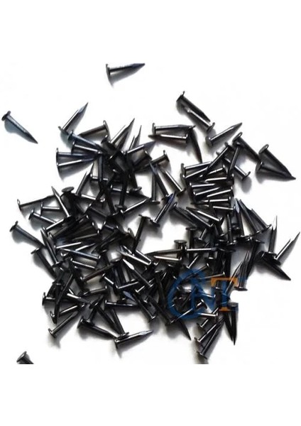 Klips, Menteşe, Ayağı Çivisi 7mm Çelik - Siyah 10GR