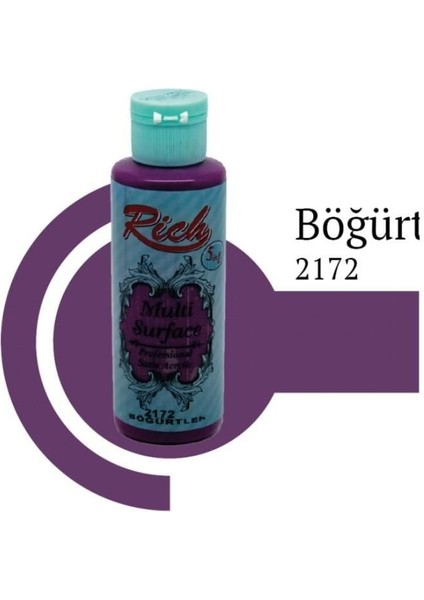 Rich Multi Surface 2172 Böğürtlen Akrilik Boya 120 cc
