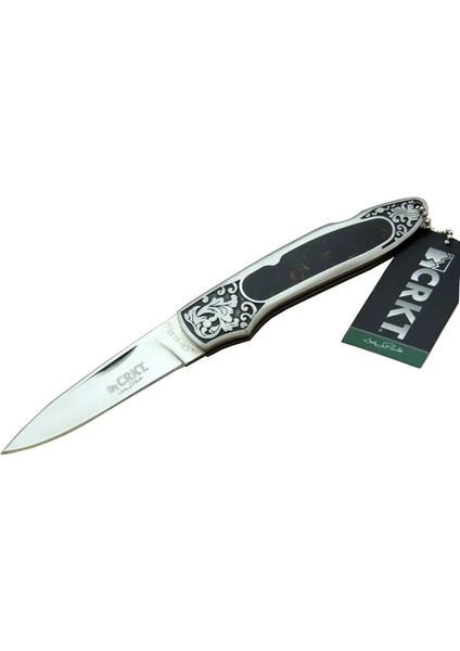 Eco Lounge Crkt Cr 0128 Khv Kamp Çakı 18 cm - Metal Desenli Sap, Kılıflı, Kutulu