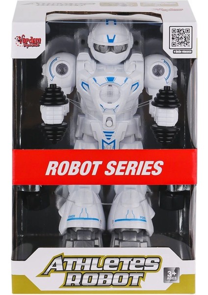 DF-6026 Işıklı ve Müzikli Hareketli Atletik Sporcu Robot -Vardem Oyuncak fırsatları