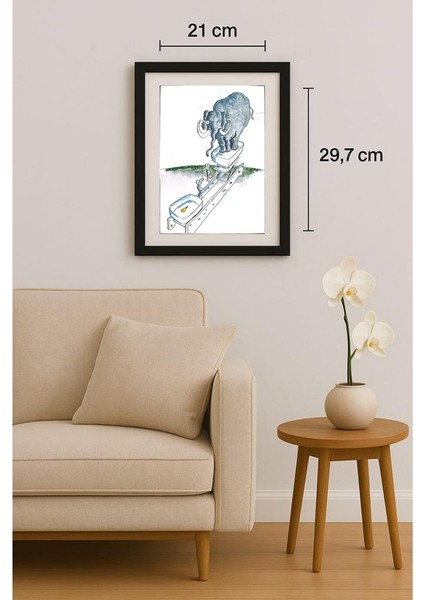 Tsocho Peev 29X21CM Orijinal Karikatür Tablo fiyatları