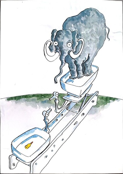 Tsocho Peev 29X21CM Orijinal Karikatür Tablo modelleri