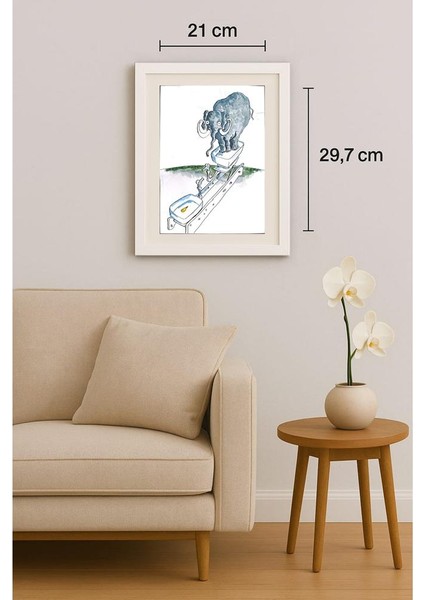 Tsocho Peev 29X21CM Orijinal Karikatür Tablo indirimleri