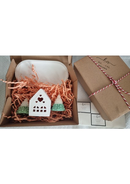 Yeniyıl Ev Mumluk ve Çam Agacı Mum Takımı fiyatları