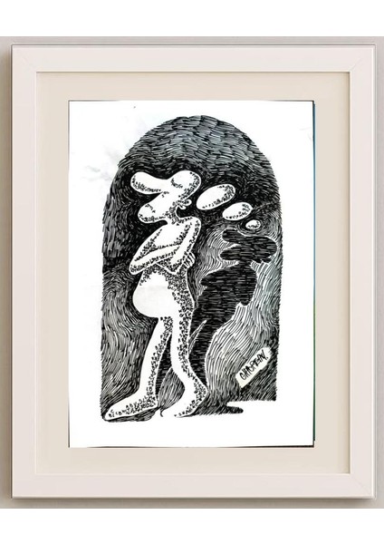 Chiorean Cornel Marin 29X21CM Orijinal Karikatür Tablo fırsatları