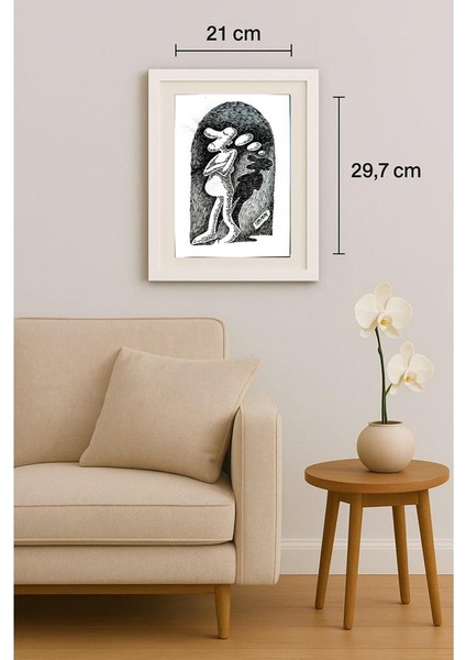 Chiorean Cornel Marin 29X21CM Orijinal Karikatür Tablo indirimleri