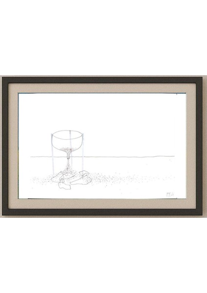 Fedor Kritovak 29X21CM Orijinal Karikatür Tablo