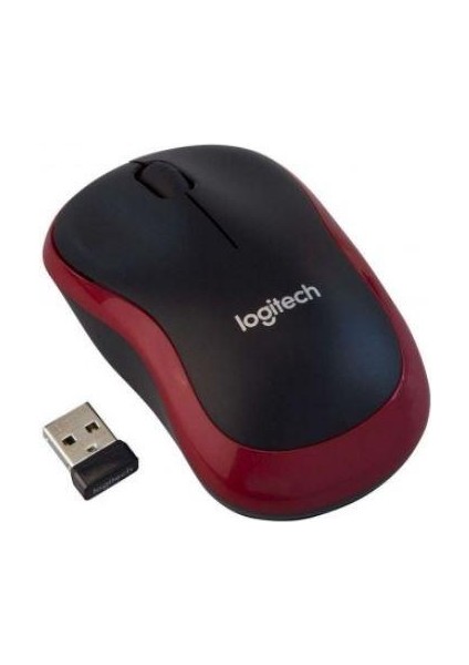 Logıtech M185 Kablosuz USB Mouse Kırmızı 910-002237