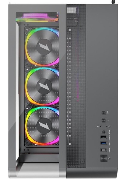 1st Player Rt7 Siyah Dıgıtal 850W 80+ Gold Full Modüler 4X12CM Argb 3 Taraflı Temperli Cam USB 3.0 - Type C Atx Kasa fiyatları