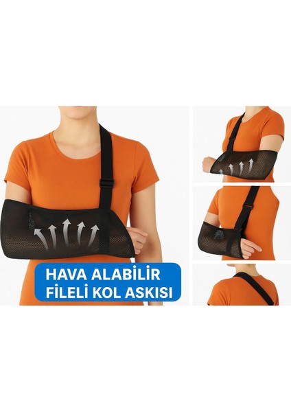 Fileli Ortopedik Kol Askısı Ayarlanabilir Hava Alan Kırık Çıkık Incinme Için Kol Sabitleyici Destek modelleri
