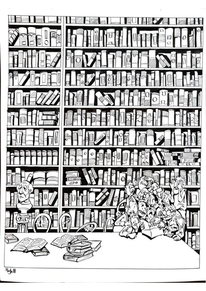 Daniel Rosell Montalban 43X30CM Orijinal Karikatür Tablo modelleri