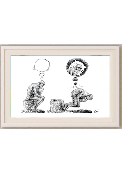 Julian Pena Pai 29X21CM Orijinal Karikatür Tablo fırsatları