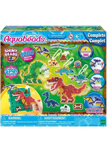 31994 Aquabeads Dinozor Dünyası Seti 1200 Parça +4 Yaş indirimleri