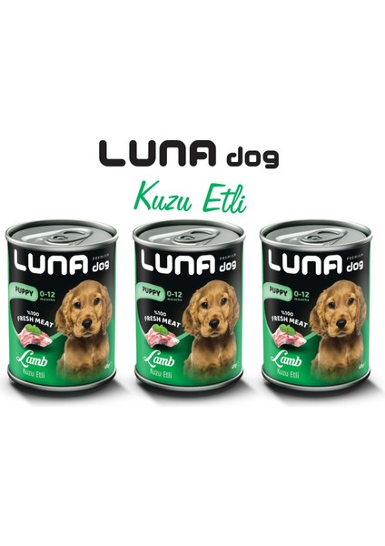 Yavru Köpek Kuzu Etli 12'li Konserve fiyatları