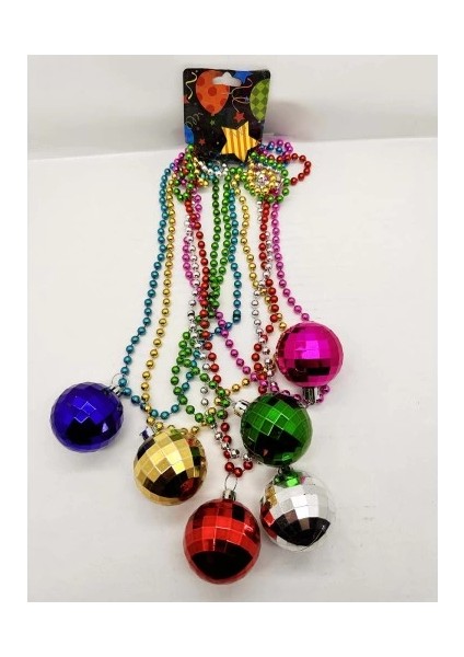 Disko Topu Kolye Seti 6 Adet fiyatları