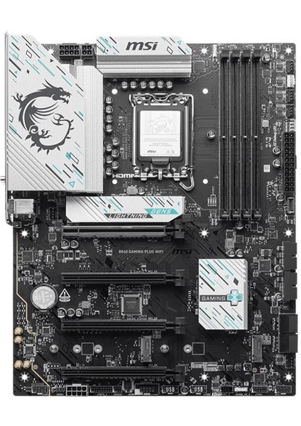 Msı B860 Gamıng Plus Wıfı Ddr5 8800MT/S 1xhdmı 1xdp 3xm.2 Atx 1851P (Intel Ultra Processors Serıes2) fiyatları