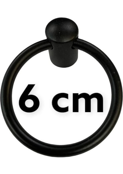 Sarkaç Siyah Uzun Halka
