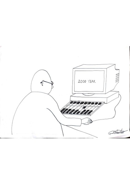 Zhang Jun 35X25CM Orijinal Karikatür Tablo modelleri