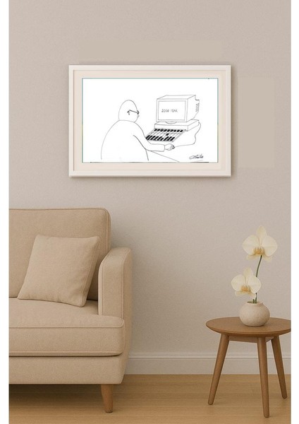 Zhang Jun 35X25CM Orijinal Karikatür Tablo indirimleri