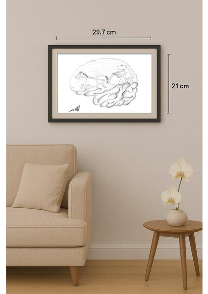 Andy Chaushu 29X21CM Orijinal Karikatür Tablo fiyatları