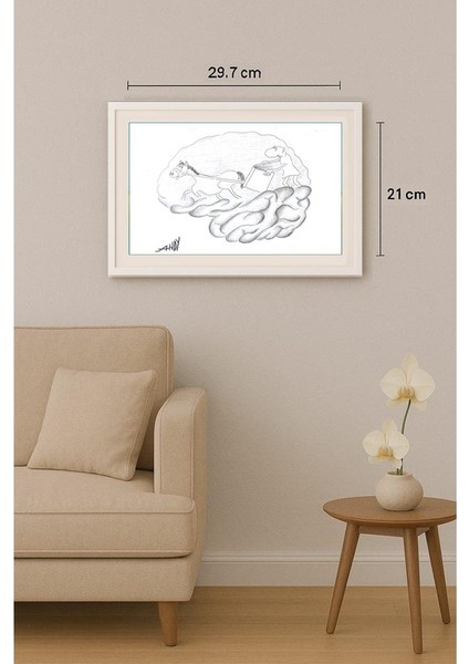 Andy Chaushu 29X21CM Orijinal Karikatür Tablo indirimleri