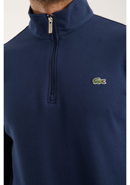 oste Fermuar Yaka Indigo Regular Fit indirimleri